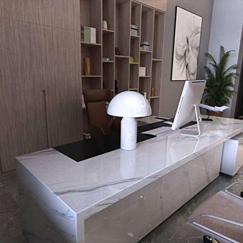 White Marble Granite Peel Stick Wallpaper Waterproof Self-Adhesive Contact Paper J11502