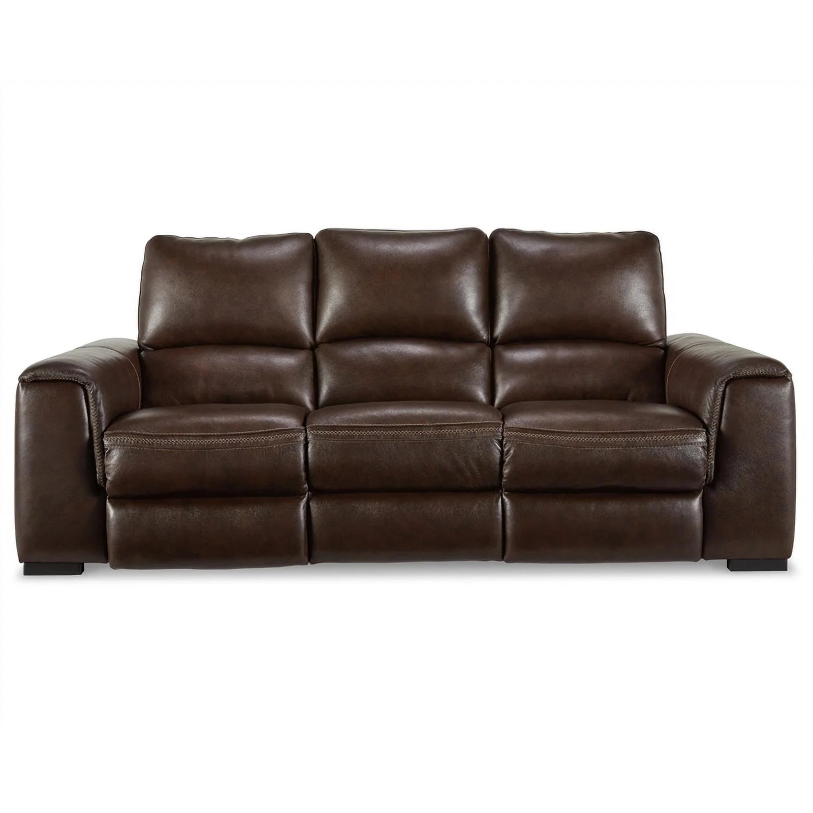 Ashley Furniture Alessandro Leather Power Reclining Sofa with Headrest E2354