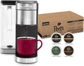 Keurig K-Supreme Plus Coffee Maker, Stainless Steel + Peet's Coffee Dark, Medium, & Light Roast K-Cup Coffee Pods for Keurig Brewers, Pods, Variety Pack, 40 Count