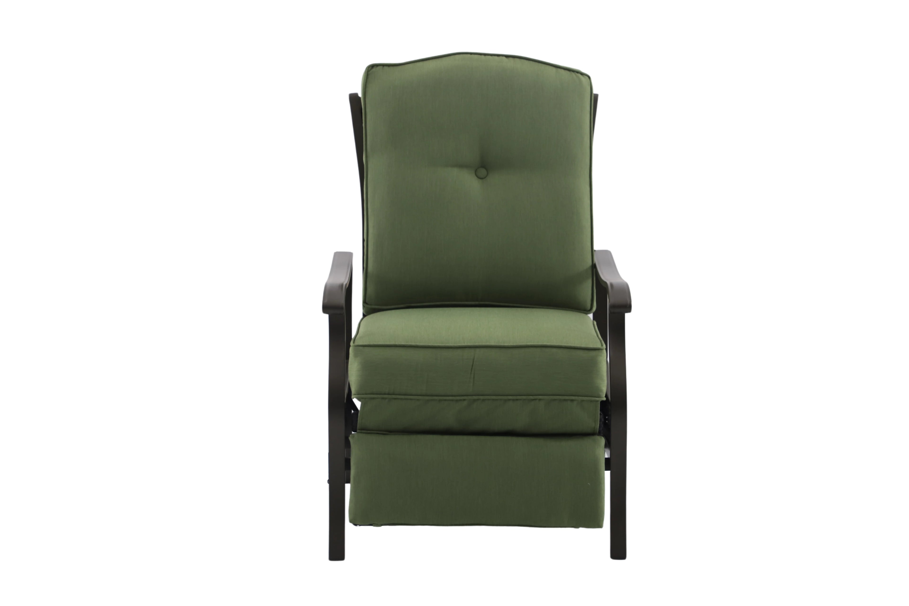 Better Homes & Gardens Steel Providence Outdoor Recliner, Green H3342