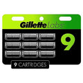 Gillette Labs Mens Razor Blade Refills Compatible with Gillette Labs Razors - 4 Cartridges With Exfoliating Bar