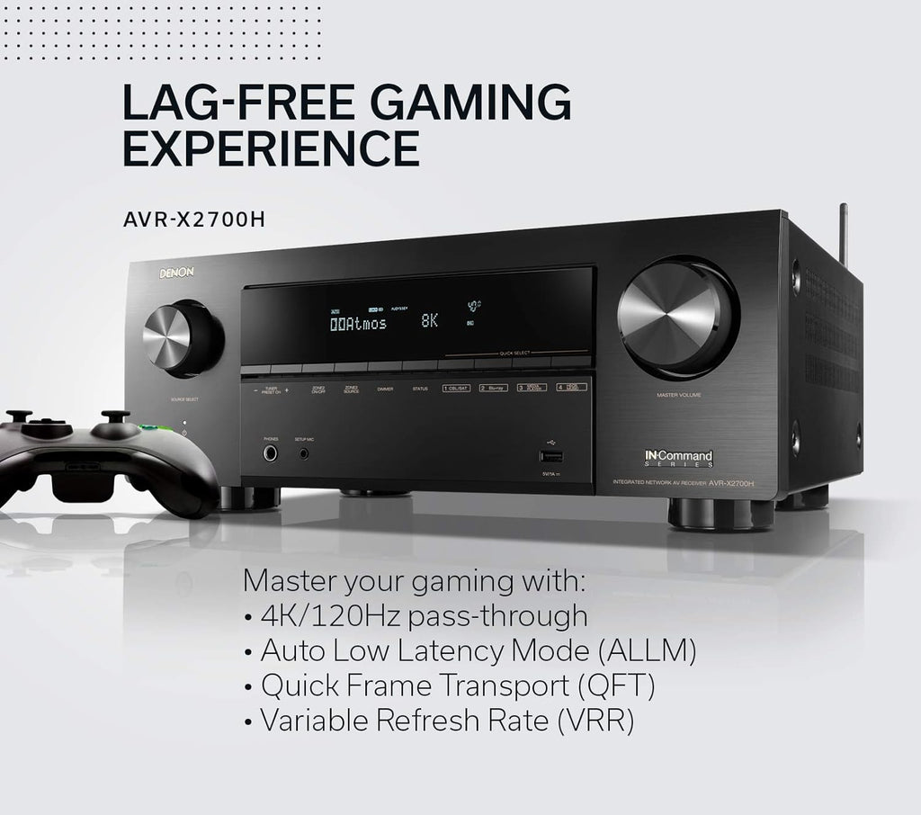 Denon AVR-X2700H 8K 7.2 Channel AV Receiver T83062