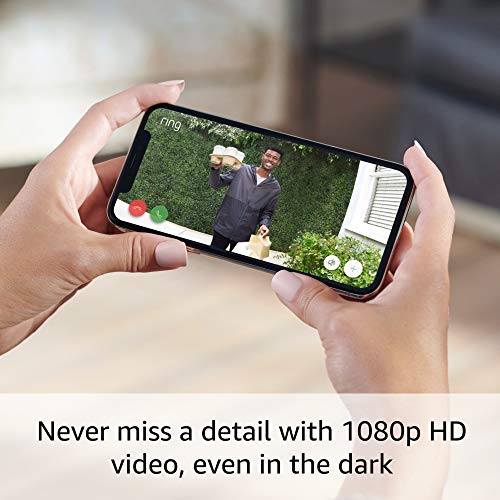 Ring Video Doorbell Wired, HD camera with two-way talk and motion detection L29620