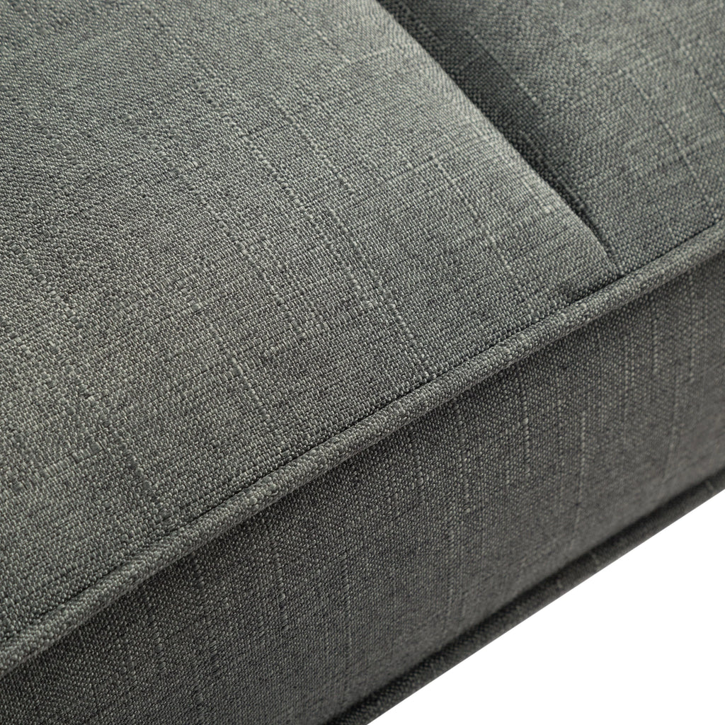 BSHTI Futon Sofa Bed with Split Back and Tapered Wood Legs Y256