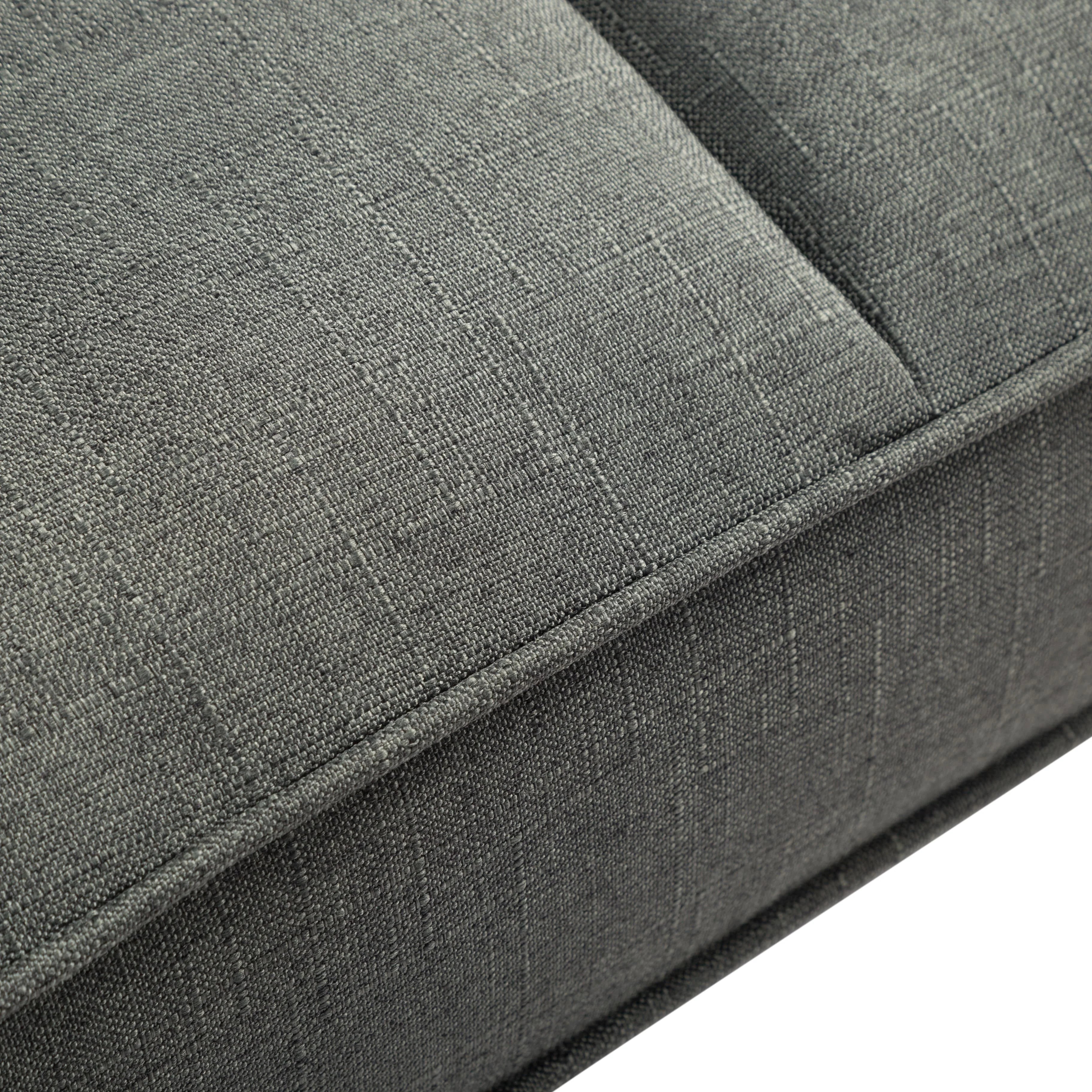 BSHTI Futon Sofa Bed with Split Back and Tapered Wood Legs Y256