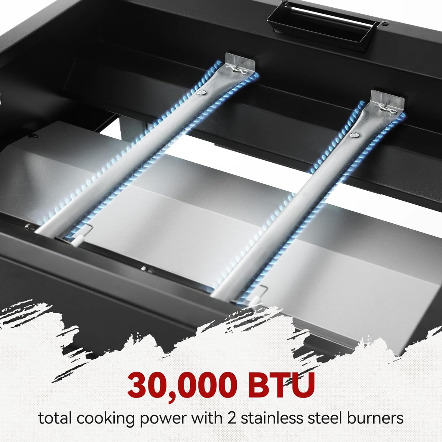Royal Gourmet GB2000N 2-Burner Propane Gas Griddle, 23-Inch Flat Top BBQ Grill, Outdoor Cooking Station U344362