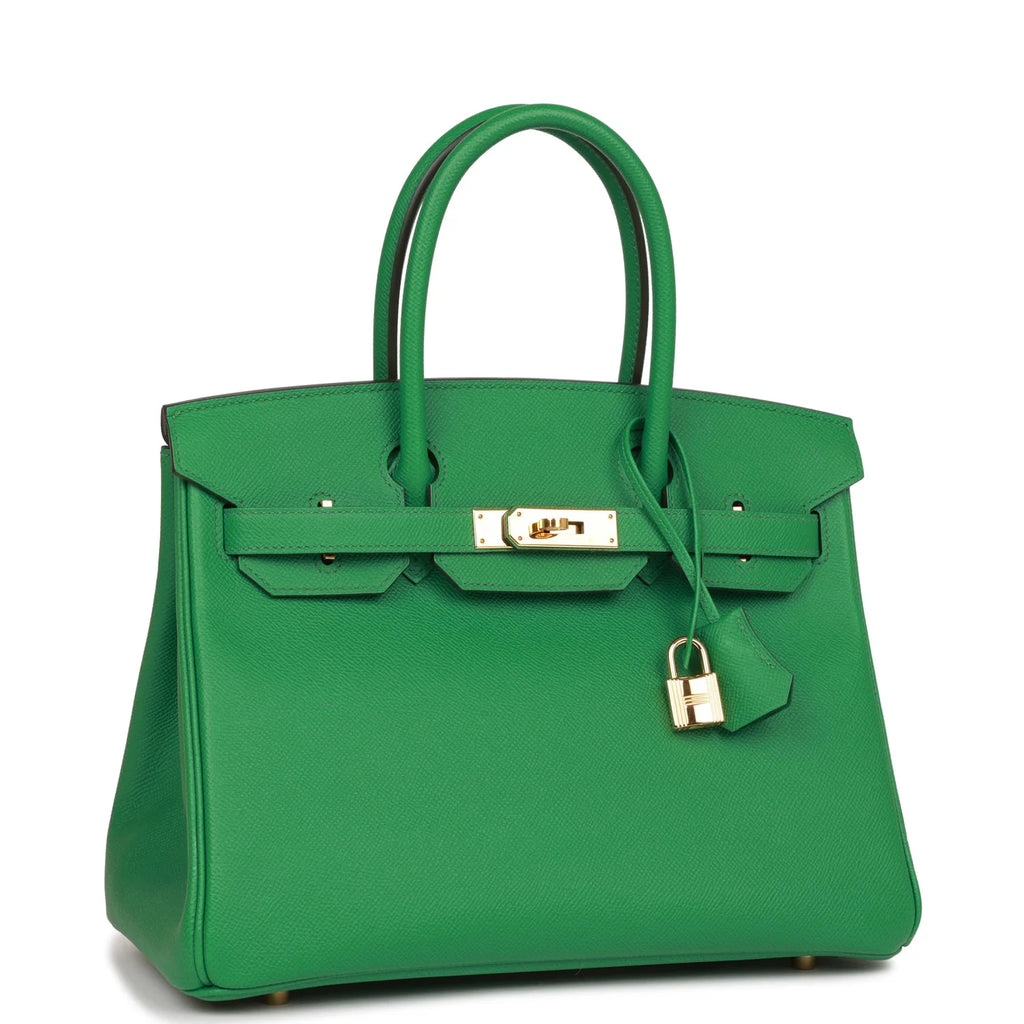 Birkin 30 Cactus Epsom Gold Hardware k7