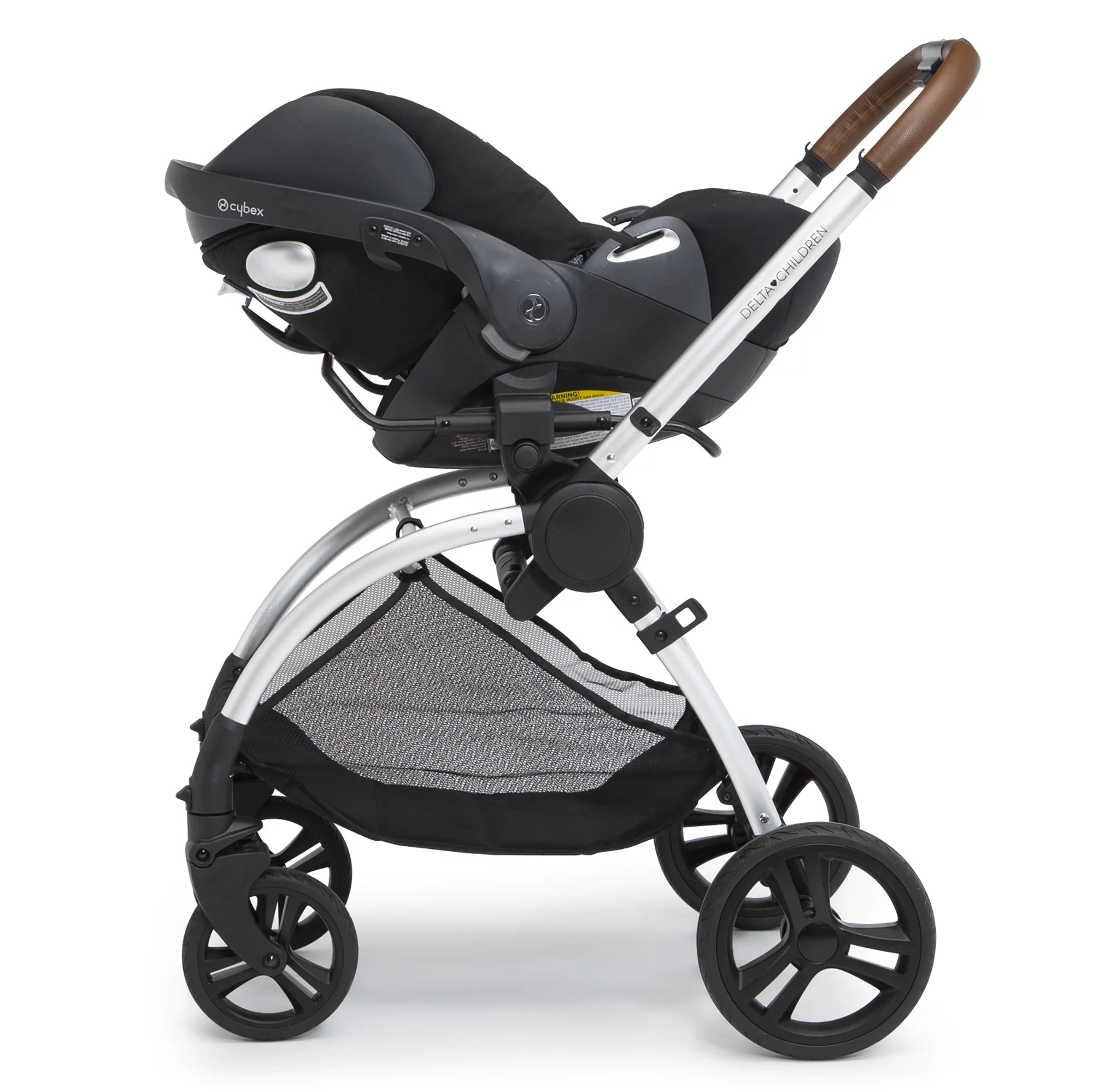 Delta Children Revolve Reversible Stroller, Black G770