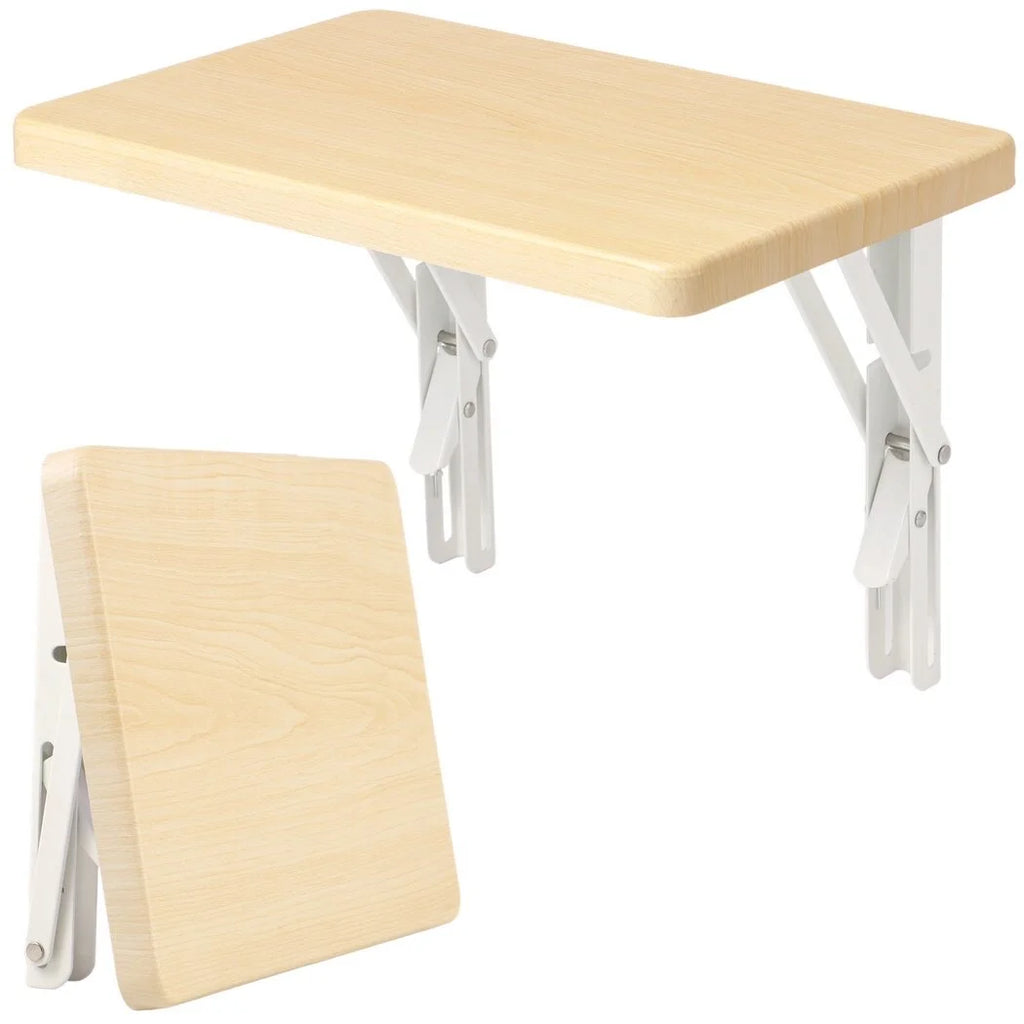 Heavy Duty Folding Shelf with Bracket, Wall Mounted Wooden Table I835336
