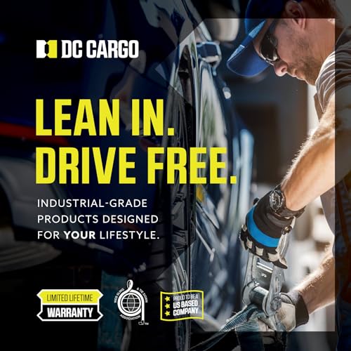 DC Cargo Retractable Ratchet Straps 2 Pack 1 inch x 10 feet Heavy Duty Tie Down N46592
