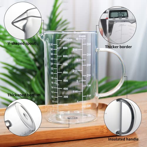 77L Glass Measuring Cup with Insulated Handle, 500ml X874560