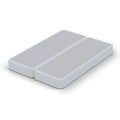 Wayton, 4" Split Fully Assembled Wood Box Spring for Mattress, Twin, White