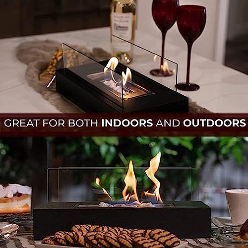 Tabletop Fire Pit Bowl, Smokeless Portable Fireplace for Outdoor Camping White k7m