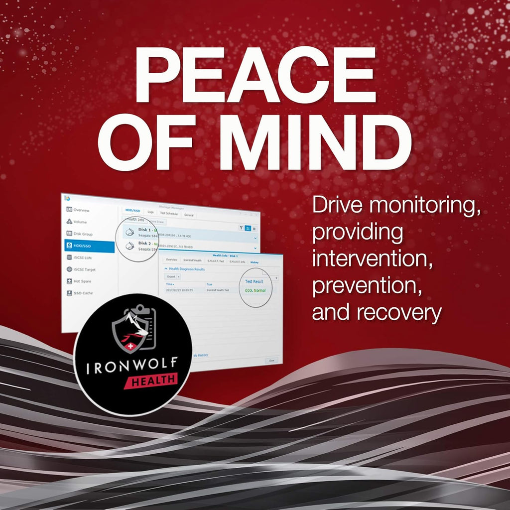 10TB NAS Internal Hard Drive CMR 3.5 Inch SATA 7200 RPM k7