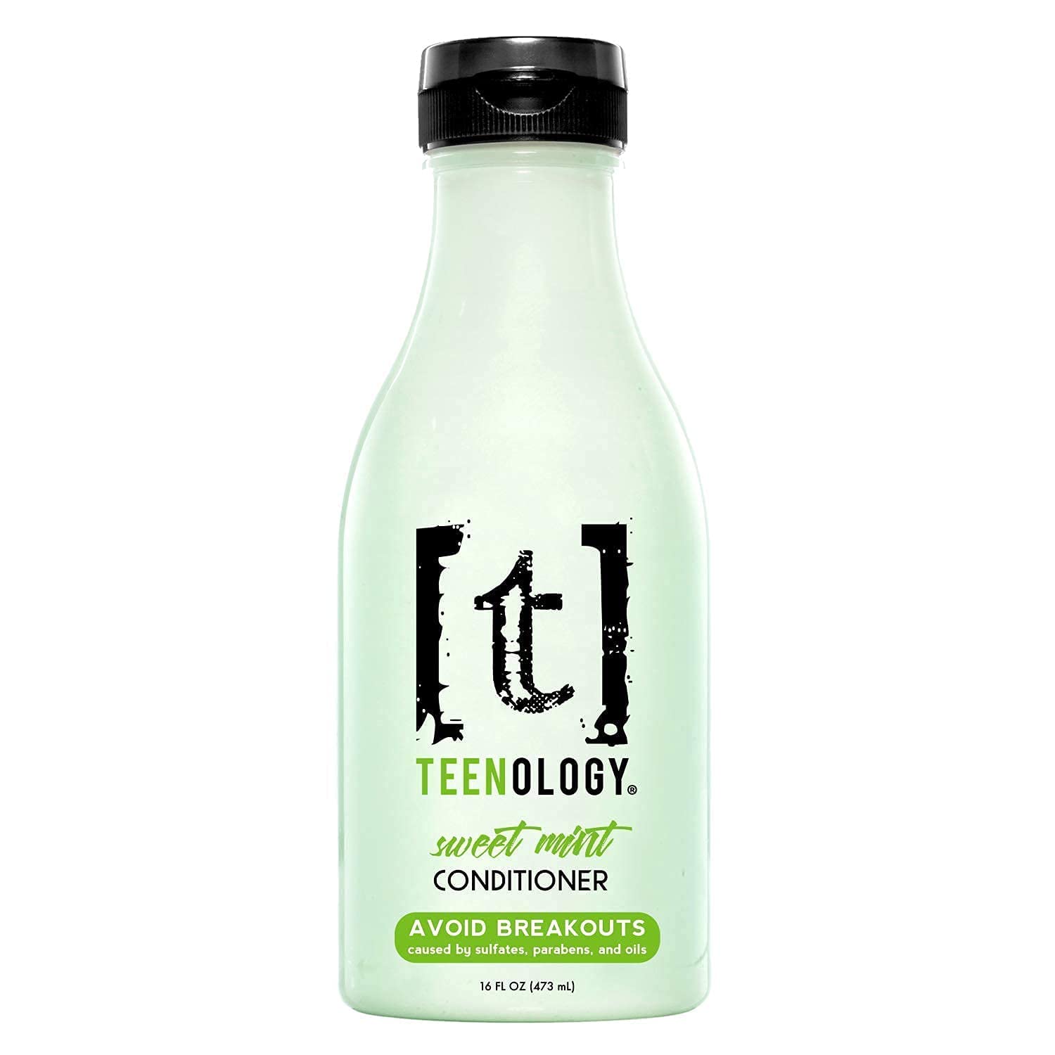 TEENOLOGY Shampoo and Conditioner Bundle, Sulfate-Free, Noncomedogenic, Sweet Mint, 16 oz G81358