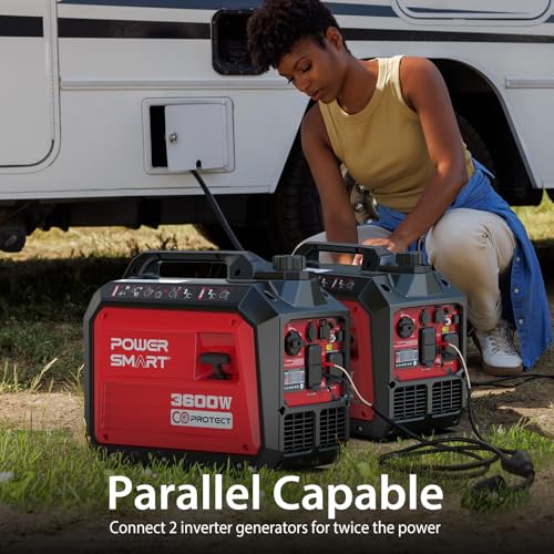 Portable Inverter Generator 2500-Watt Quiet Camping k7x