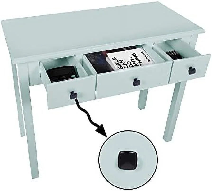 HJZBNONE Small Writing Desk with Drawers for Home Office Study A25021