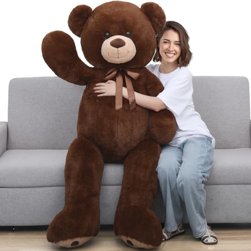 Tezituor Giant Teddy Bear 6ft Stuffed Animal with Red Heart I471