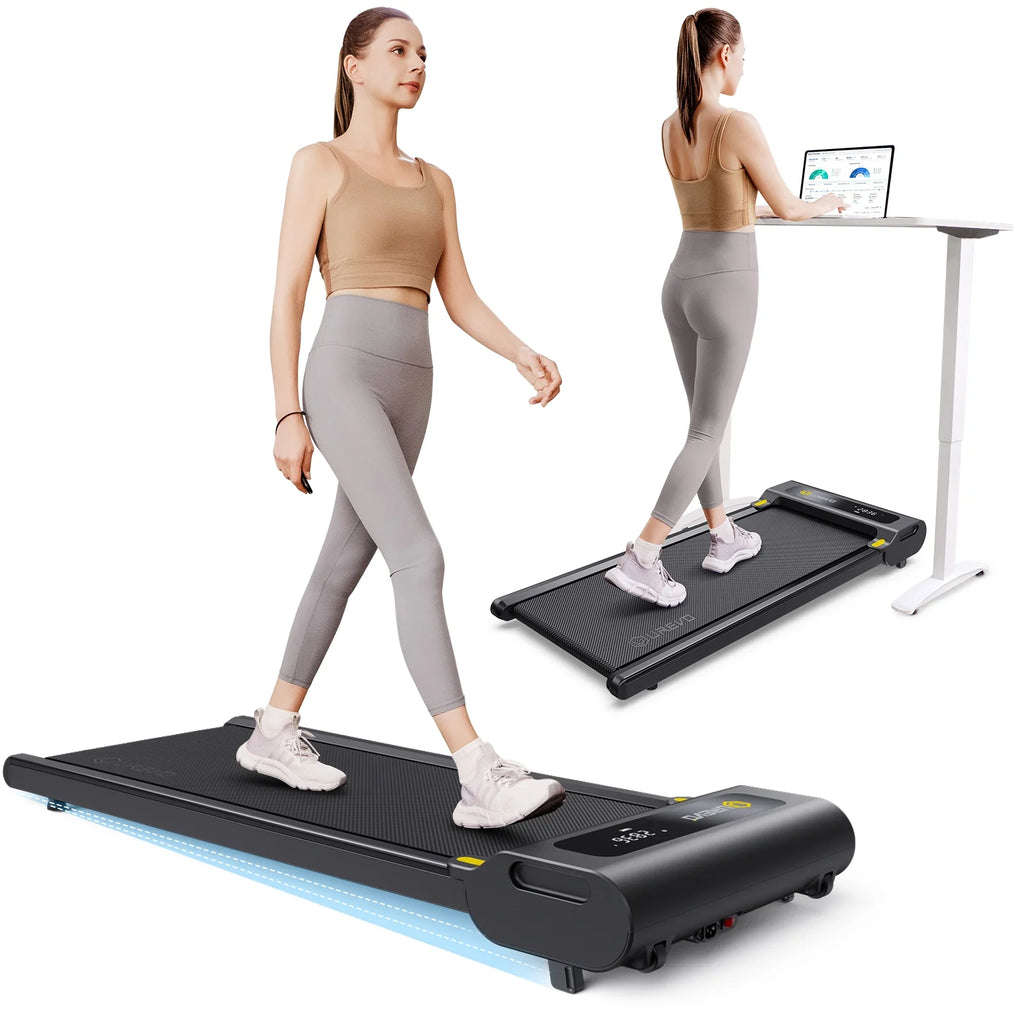 Walking Pad with Manual Incline Under Desk Treadmill7q
