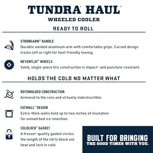 YETI Tundra Haul Wheeled Hard Cooler U144