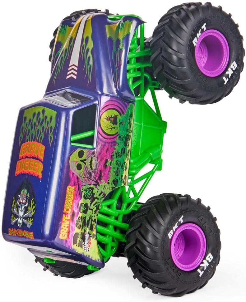 Spin Master Monster Jam Grave Digger Freestyle Force Remote Control Monster Truck S6055