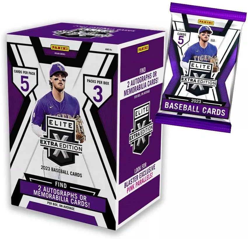 2023 Panini Elite Extra Edition Baseball Blaster Box F939323