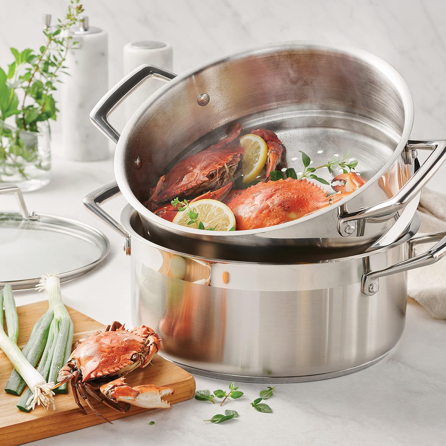 Tramontina Stainless Steel Steamer Set 5 Quart C47173