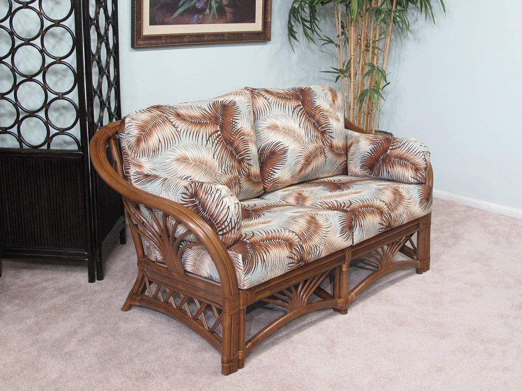 Rattan Loveseat (#1691AW-MS) C8096