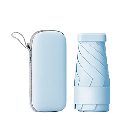 Cloudia Mini Umbrella for Purse, Portable and Compact Perfect for Rain and Sun with UV Protection