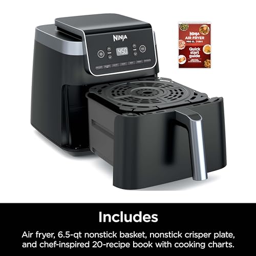 Air Fryer 4-in-1 5 QT Nonstick Basket Grey k7p