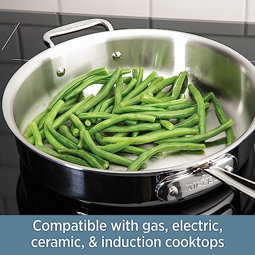 All-Clad D3 3-Ply Stainless Steel Cookware Set 10 Piece, Induction Compatible D24203
