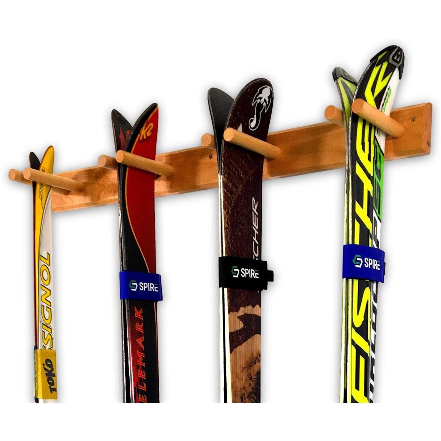 Ski Wall Rack for 4 Pairs of Skis k7