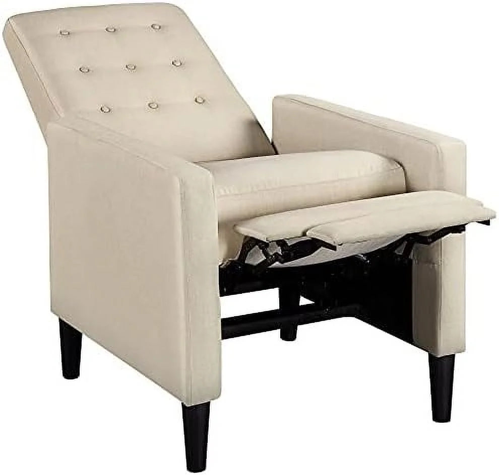 RUNFAYBIU Fabric Recliner Chair Mid-Century Modern Adjustable Single Sofa G9312