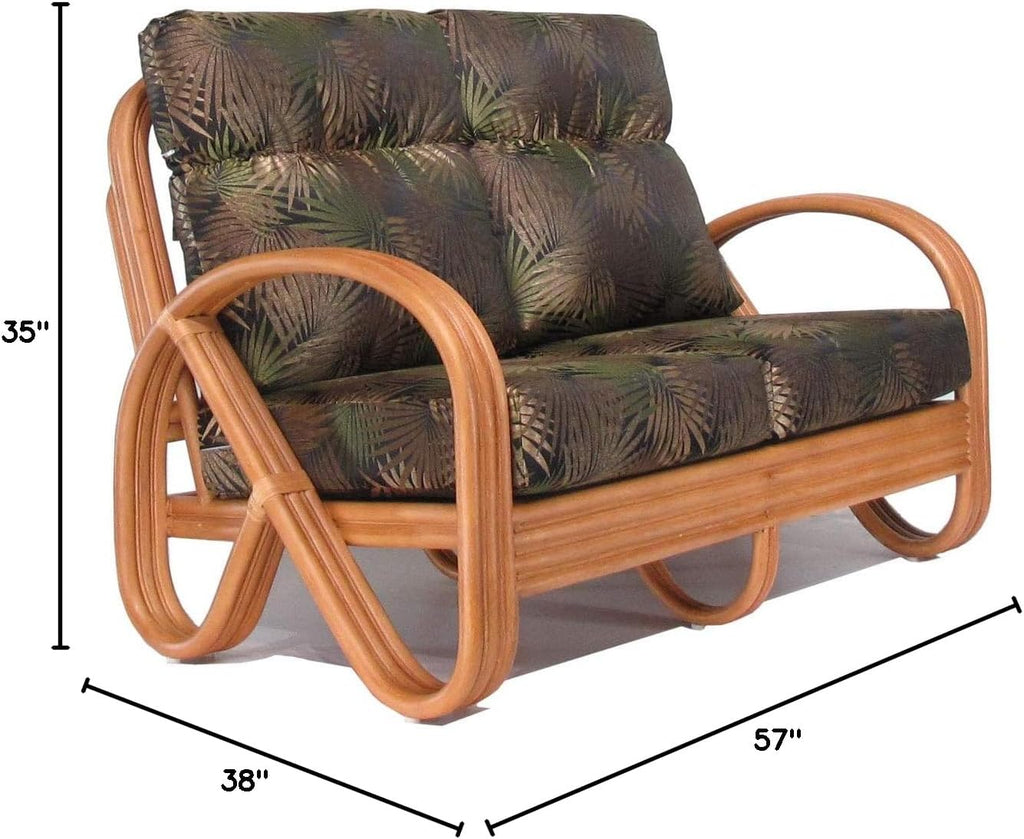 Rattan Loveseat (#1791H-IF) T456