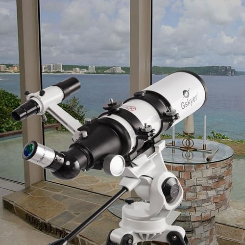 Gskyer Telescope 80mm AZ Refractor Telescope for Adults Astronomy E755