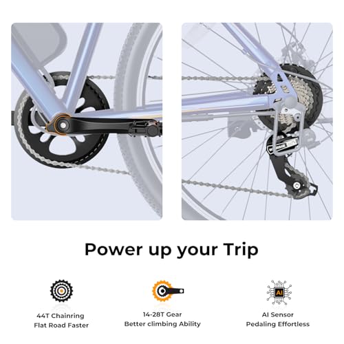Electric Bike for Adults 500W Motor 40Mile Range 7-Speed k9