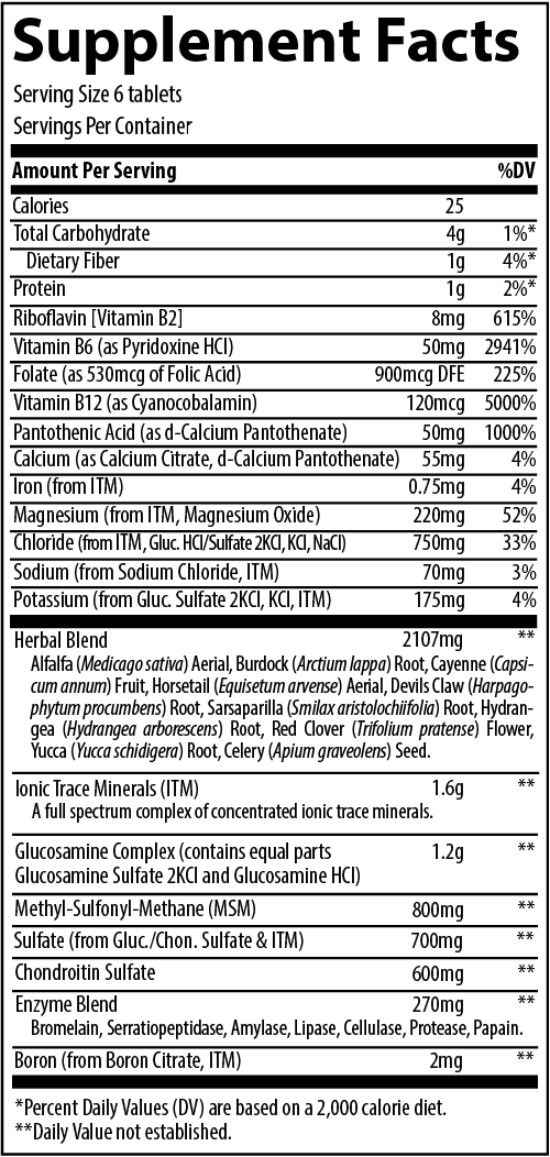 Trace Minerals Activ Joint Platinum Dietary Supplement, 90 Tablets R3789