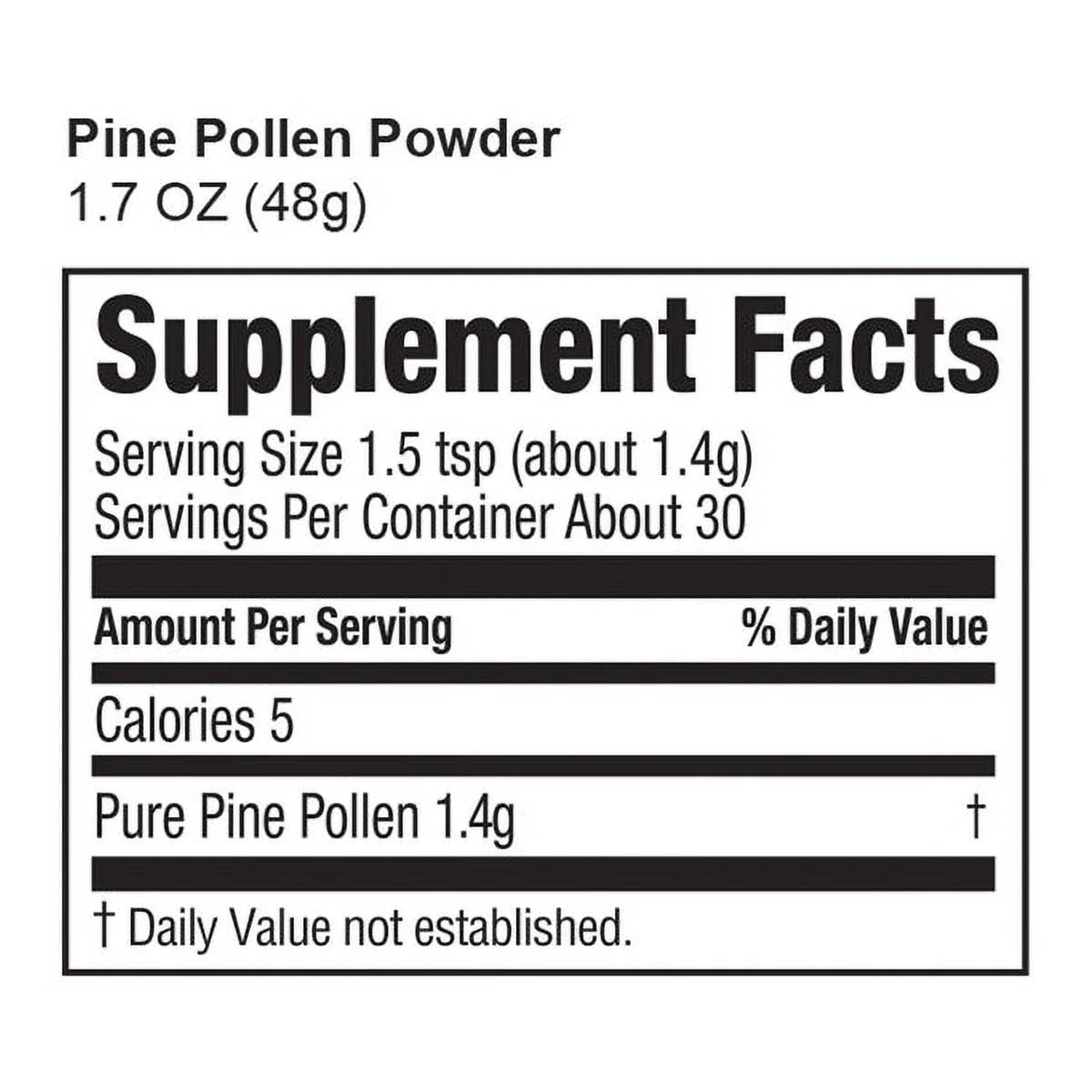 Surthrival Pine Pollen Mega Nutrition 48 Grams K4723
