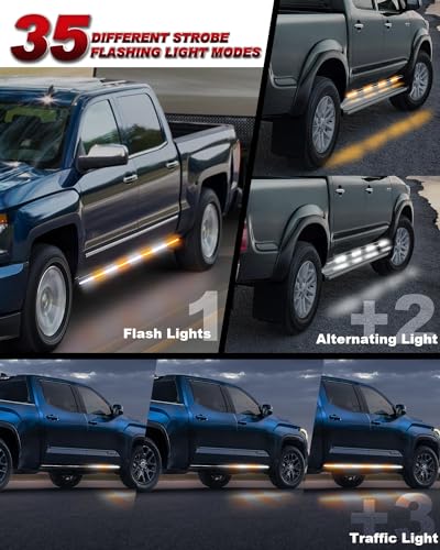 LUMENIX 70 Inch Emergency Strobe Light Bar with Wireless Remote for Trucks Z97709