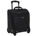 Wrangler 15" Underseat Spinner Carry-On Luggage, Black