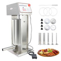 Hakka Commercial 22LB Stainless Steel Electric Sausage Stuffer and Vertical Sausage Filling Maker