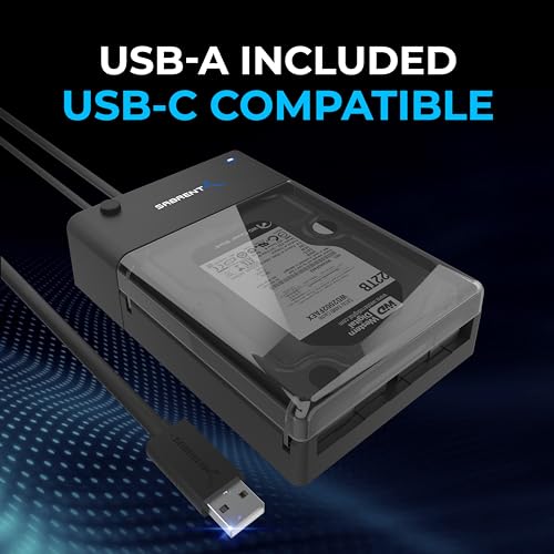 SABRENT Tool Free USB Type C Dual Docking Station for PCIe NVMe M.2 SSDs O66121
