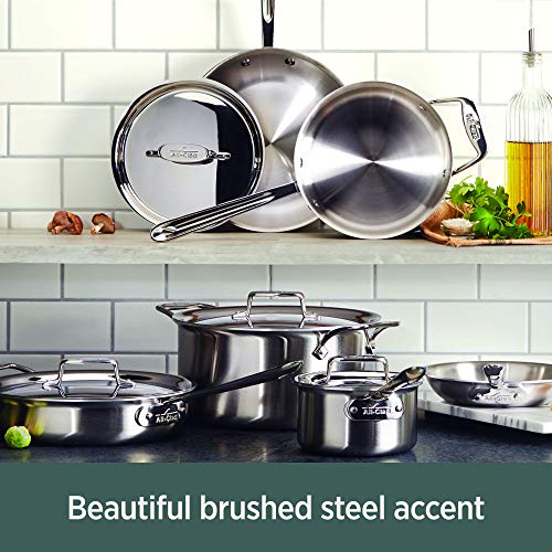 All-Clad D5 5-Ply Brushed Stainless Steel Cookware Set 14 Piece K2037
