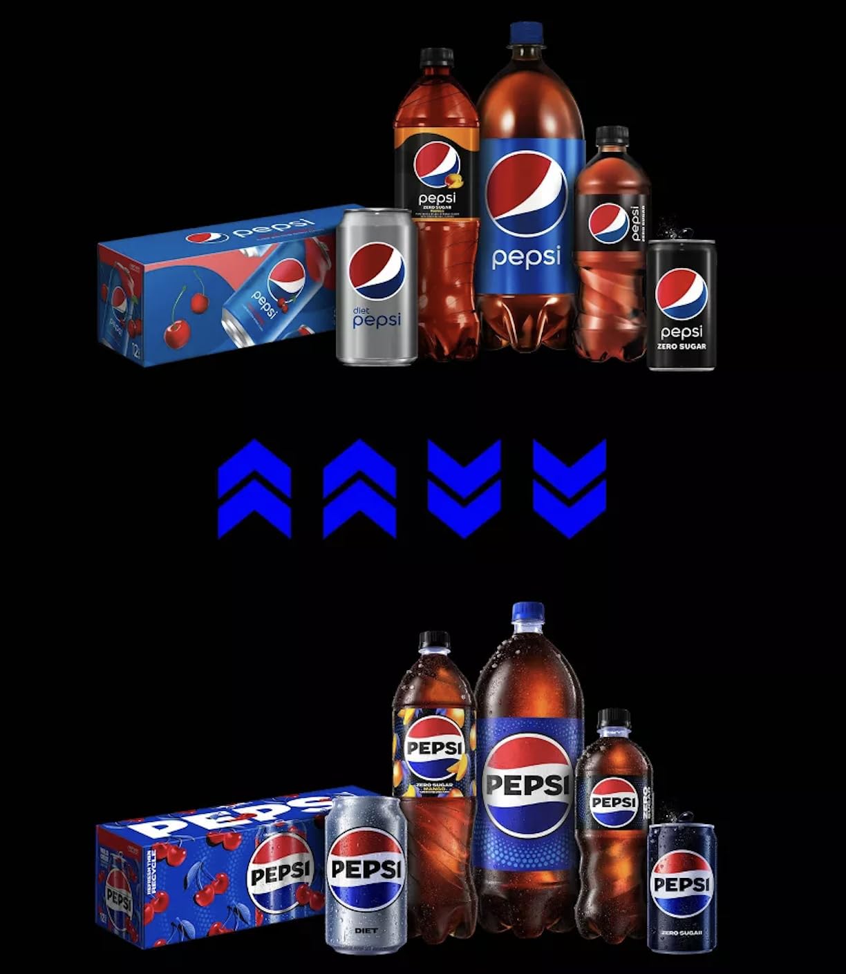 Pepsi Soda 20oz Bottles, 24-Pack D6846