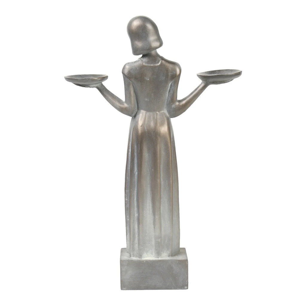 Potina Outdoor Garden Sculpture Savannah's Bird Girl Statue 37" D8563
