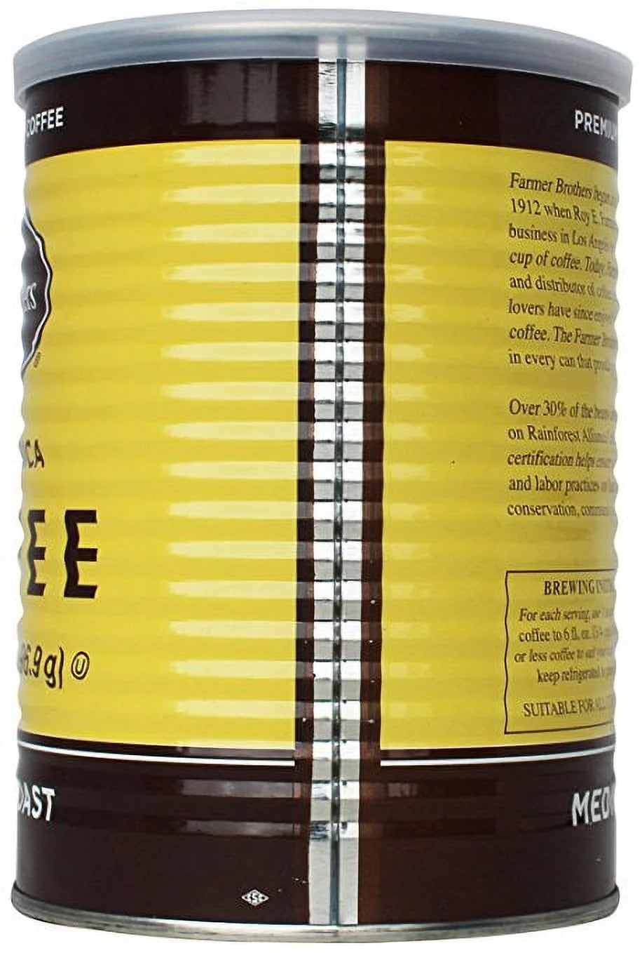 Farmer Brothers Classic 100% Arabica Ground Coffee, Medium Roast, 14 oz (Pack of 2) X6118