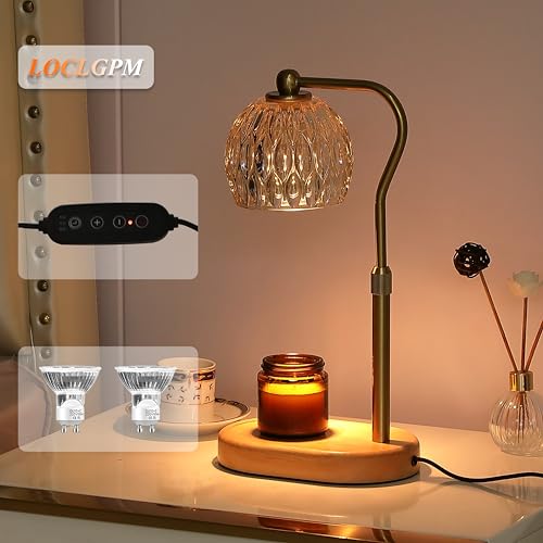 Candle Warmer Lamp with Dimmer and Timer a7k
