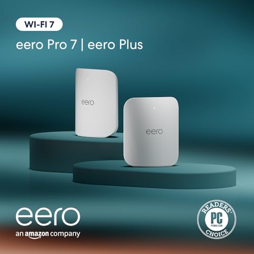Tri-band mesh Wi-Fi 7 router 3-pack, 6000 sq ft coverage k7
