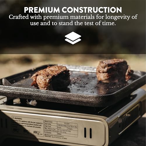 Propane or Butane Dual Fuel Portable Camping Stove with Carrying Case k7m