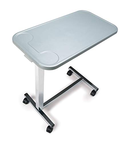 Modern Overbed Table with Wheels Adjustable Height a7k
